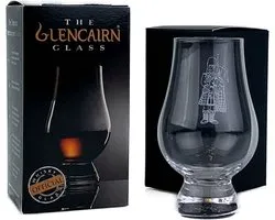 Whiskyglas Gegraveerd met Doedelzakspeler - Glencairn Crystal Scotland