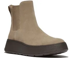 FitFlop F-Mode Suede Flatform Chelsea Boots TAUPE - Maat 40