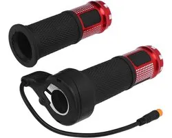 Scooter Gashendel, Snelheidsregeling twisting Turn -greep, Gasklepgreep, Gashendelbesturingsstuurgreep voor Smartgyro, voor Kukirin, voor Feimi Electric Scooters (rood)