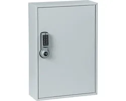 Sleutelkast - Keysafe - Sleutelkluis met verstelbare hakenlijsten en elektronisch slot (200 haken)