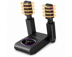 PureVolt Schoenendroger – Snel Droog & Schoenverfrisser – Draagbare Elektrische Schoenendroger met Timer – Voor Natte Schoenen, Laarzen & Sportschoenen – Compact & Opvouwbaar