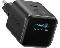 Chargeur Anker Nano (45W, écran intelligent) Noir