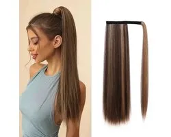 Extension de hair à clip en forme de queue de cheval, 34 pouces, couleur 'BH27- 86CM- Extension de cheveux.