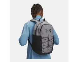 Under Armour Hustle Sport 6.0 Backpack Unisex Rugzak - Grijs - Zwart