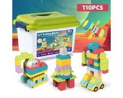 Magic block - Mega Bloks - Bouwblokken Speelgoed - Blokken- Bouwstenen Voor Kinderen Vanaf 3 Jaar - 110-delig