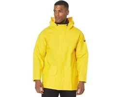Helly Hansen Workwear Mandal Adjustable Waterproof Jackets for Men - Heavy Duty Comfortable PVC Coated Protective Raincoat, Light Yellow - 3XL