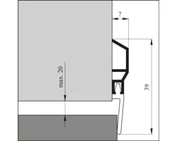 Dorpelstrip Ods 100Cm