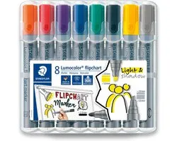 STAEDTLER Lumocolor flipchart marker - Box 8 st