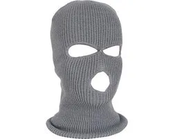 Finnacle - Facemask / Sportmuts / Driegats Muts / Skimuts / Bivak / Balaclava / Grijs / One Size