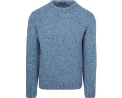 Pull en Wool Eco Trui Donnegal Tweed Blauw - Taille M - Homme