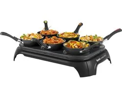 Tefal Wokparty Duo PY5828 - Wokset - 6 Personen - Anti-aanbaklaag - Compact - Fun Cooking