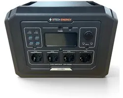 E-TECH ENERGY S1-2000W - Powerstation 2000W – 1024Wh LiFePO4 – 4500W piek – Solar 800W – USB-C 100W – draagbare noodstroomvoorziening