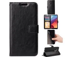 Cyclone Cover wallet case hoesje Huawei P8 Lite 2017 en Huawei P9 Lite 2017 zwart