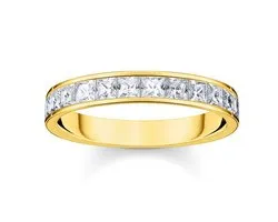 Thomas Sabo - Dames Ring - 750 / - geel goud - zirconia - TR2358-414-14-58