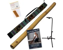 Bamboe Didgeridoo PRO – Met Handgemaakte Ikat Tas