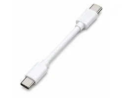 Jumalu USB-C naar USB-C Kabel 10CM – Korte Snellaadkabel USB C naar USB C – Data & Oplaadkabel – geschikt voor Samsung, Xiaomi, iPhone 15 en nieuwer, MacBook & Powerbank – Wit