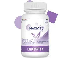 MaxiVits | 90 gélules végétales pullulan | Complément alimentaire | Fabriqué en Belgique | LEPIVITS