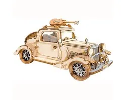 Puzzle en bois 3D Robotime , Voiture Vintage , TG504, 16x7x8cm