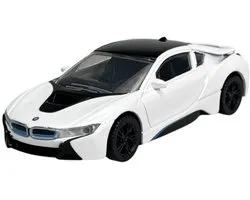 RASTAR BMW i8 Wit Metaal Model 1:43 - Nieuw