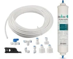 watertoevoerleiding set + filter vervanging voor Samsung DA29-10105J HAFEX/EXP voor koelkast-15 m-flexibele slang-geschikt voor waterreinigers-fonteinen enz-uitgerust met accessoires voor omgekeerde osmose-systemen
