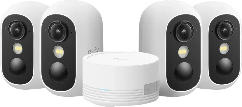EufyCam C35 Lot de 4 + HomeBase Mini