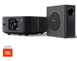 Yaber K3 Pro Smart Beamer met Google TV – Projector met Subwoofer – 1000 ISO Lumen – Full HD 1080P – Sound by JBL & Dolby Audio – Autofocus & Auto Keystone – Wi-Fi 6 – Thuisbioscoop