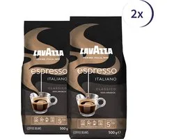 Grains de café Lavazza Espresso Italiano Classico - 500 grammes x2