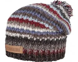 Shakaloha Gebreide Wollen Muts Heren & Dames Beanie Hat van - Klick Beanie GreyGreen Unisex - One Size Wintermuts