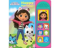 Dreamworks Gabbys Dollhouse Happy Purrsday Sound Book
