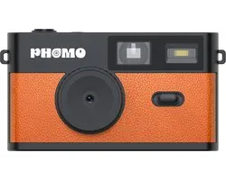 Phomo - Appareil photo Digital rétro - Sans écran - Oranje - 8 Go