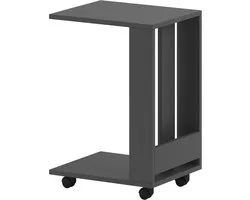 Table basse Hocuspicus au Design abstrait pour salon ou bureau – Disponible en Diverse couleurs – Table d'appoint/table d'angle – 80 x 50 x 27 cm Anthracite