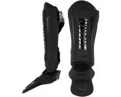 King Pro Boxing Revo Series 4 - Scheenbeschermers kickboksen - XL - Zwart