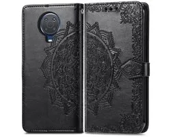 iMoshion Mandala Book Type pour Nokia G10 / G20 - Zwart