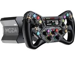 Base de volant MOZA R12 V2 + volant KS Pro - Pack de simulation de course Direct Drive 12 Nm pour PC