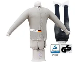 Sommertal Gentleman Ironing Doll - Fer à repasser et machine à repasser pour Chemises, Chemisiers, T-shirts, Pantalons - Machine à repasser automatique avec fonctions de repassage et de séchage 2 en 1 - aide au repassage efficace