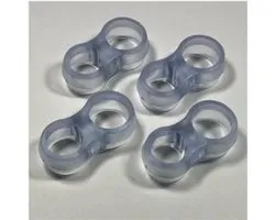 Knaak Deurklink Buffers - Transparant - Muurbeschermers - Flexibele Deurstoppers - Set van 4