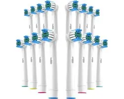 Opzetborstels - Universeel geschikt voor Braun / Oral-B - Set Van 16 Stuks