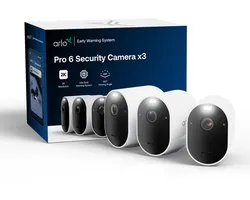 Arlo Pro 6 2K+ beveiligingscamera - 3 IP-Camera's