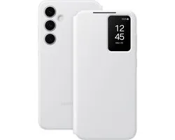 Samsung Smart View Wallet Case - Geschikt voor Samsung Galaxy S24 FE - Wit