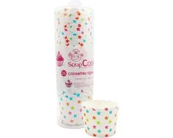 ScrapCooking - Caissettes à Cupcakes - Étoiles - pq/25