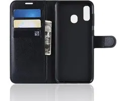 Étui Samsung Galaxy A40 - Étui pour livres - Noir