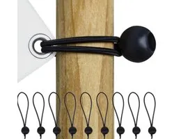 Gardlov Tentspanners met bal - spanelastiek voor zeildoek - 10 stuks 3016