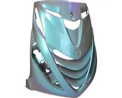 Kappenset Piaggio Zip SP Cameleon Exclusive Silver grey to green and purple