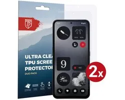 Rosso Screen Protector Geschikt voor Nothing CMF Phone 1 | Ultra Clear Duo Pack | TPU Folie | Case Friendly Beschermfolie | 2 Stuks
