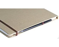 Clairefontaine schetsboek Goldline Travel, formaat A5, beige