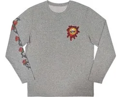 Guns N' Roses - Splatter Seal Longsleeve shirt - M - Grijs