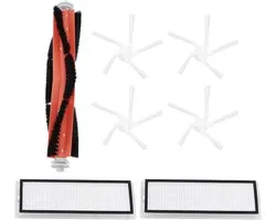 Set van 7 stuks Robotic Vacuüm Accessoires Fitting Set Compatibel met Dreame Bot W10 W10 Pro Robotic Stofzuiger