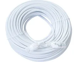 ValeDelucs Internetkabel 10 meter - CAT6 UTP Ethernet kabel RJ45 - Patchkabel LAN Cable Netwerkkabel - Wit
