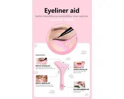 Eyeliner Tool - Wing - Winged Eyeliner - Eyeliner Aid - Applicator - Eyeliner Helper - Mascara Helper - Perfecte Eyeliner - Perfect - Eye Make-Up Tool -