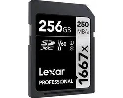 Lexar SDXC, 256 GB UHS-II Klasse 10